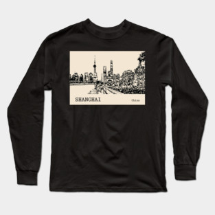 Shanghai China Long Sleeve T-Shirt