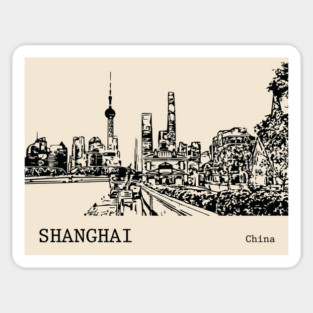 Shanghai China Sticker