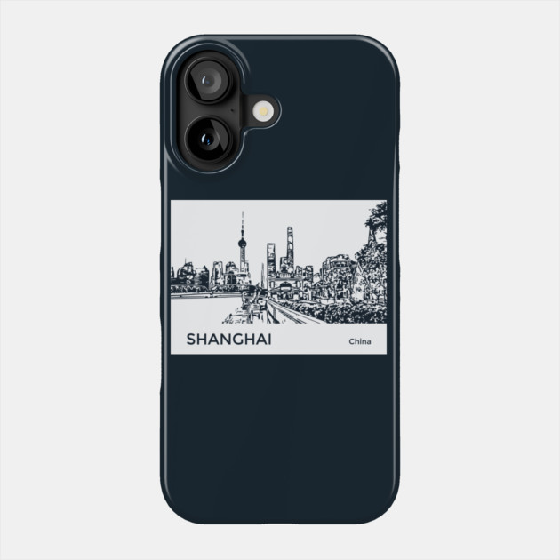 Shanghai China Phone Case by Lakeric