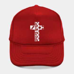 Jesus Saves Christian Cross Soccer Goalie Goalkeeper Hat