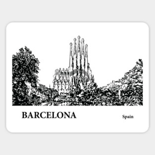 Barcelona Spain Sticker
