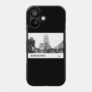 Barcelona Spain Phone Case