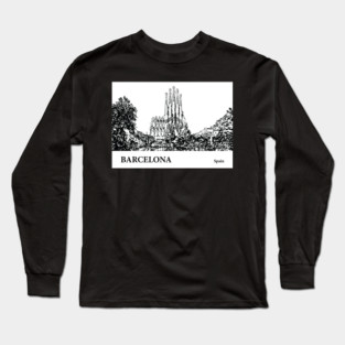 Barcelona Spain Long Sleeve T-Shirt