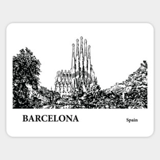 Barcelona Spain Magnet