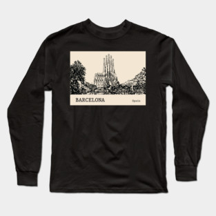 Barcelona Spain Long Sleeve T-Shirt