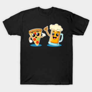Funny Beer and Pizza Lover T-Shirt