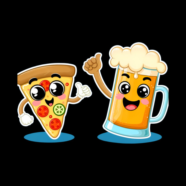 Funny Beer and Pizza Lover by logiamerch