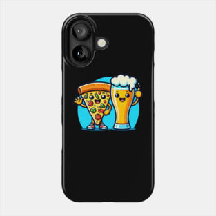 Funny Beer and Pizza Lover Phone Case