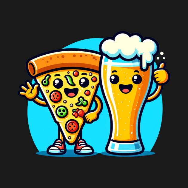 Funny Beer and Pizza Lover by logiamerch