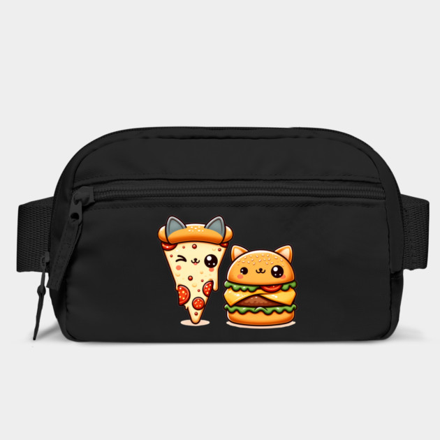 Kawaii Cat Buger and Pizza Lover by logiamerch