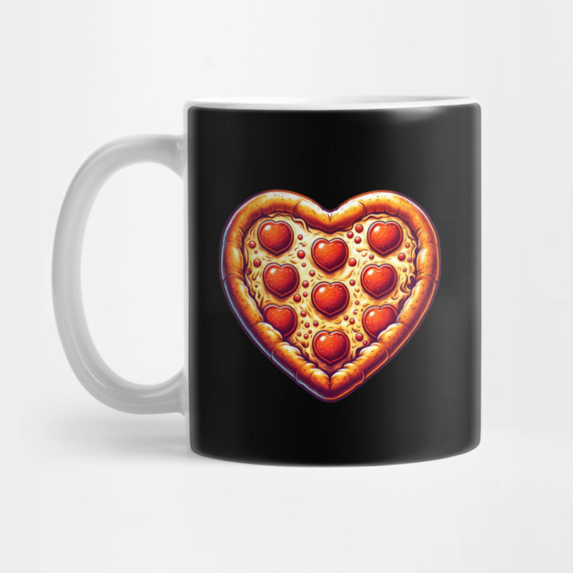Pizza Lover Heart Shape by logiamerch