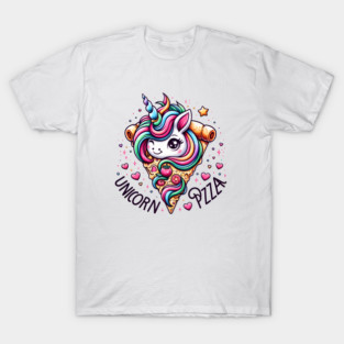Pizza Unicorn Lover, Love Eating Pizza T-Shirt