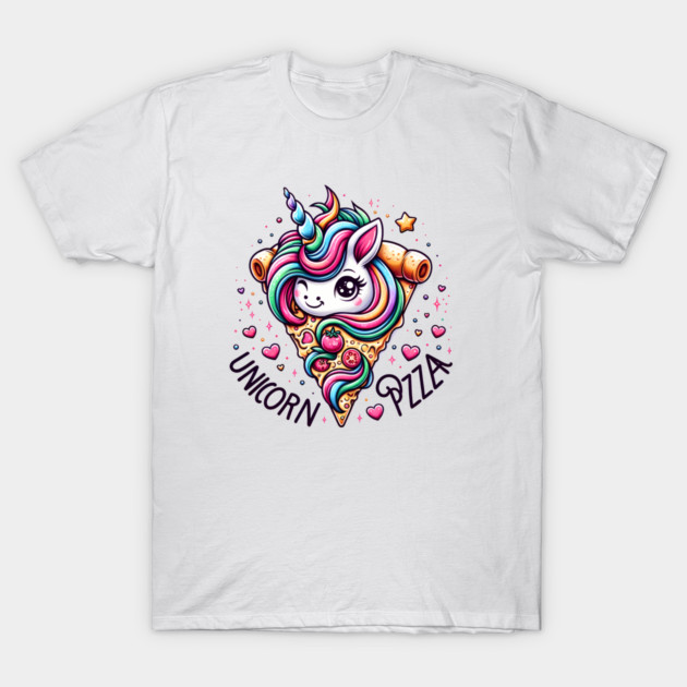 Pizza Unicorn Lover, Love Eating Pizza T-Shirt by logiamerch
