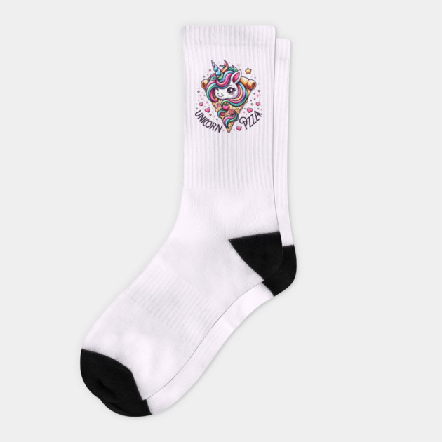 Pizza Unicorn Lover, Love Eating Pizza Socks by logiamerch