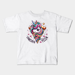 Pizza Unicorn Lover, Love Eating Pizza Kids T-Shirt