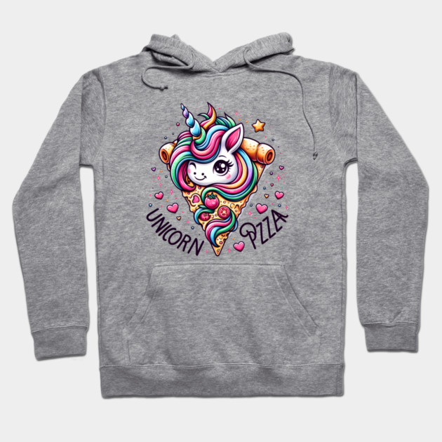 Pizza Unicorn Lover, Love Eating Pizza Hoodie by logiamerch