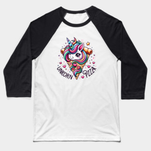 Pizza Unicorn Lover, Love Eating Pizza Baseball T-Shirt