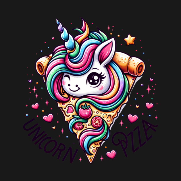 Pizza Unicorn Lover, Love Eating Pizza by logiamerch