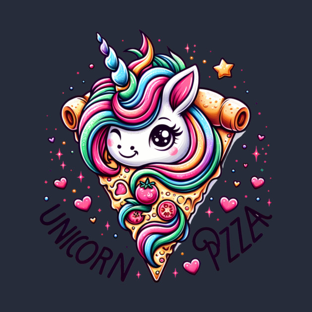 Pizza Unicorn Lover, Love Eating Pizza by logiamerch