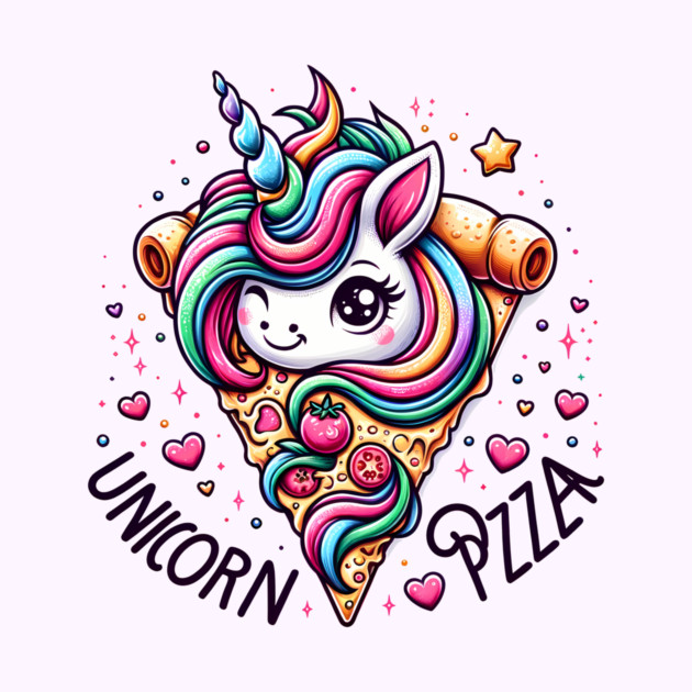 Pizza Unicorn Lover, Love Eating Pizza by logiamerch