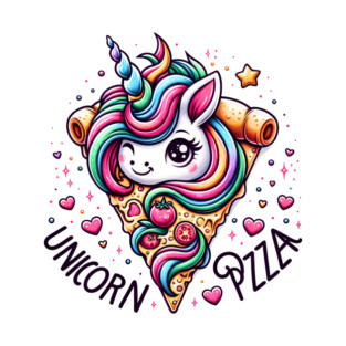 Pizza Unicorn Lover, Love Eating Pizza T-Shirt