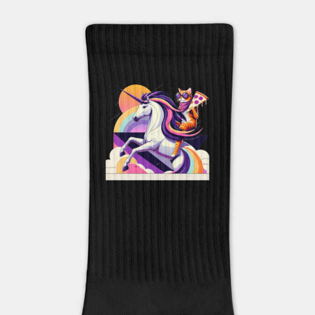 Pizza Unicorn Cat Lover, Love Eating Pizza by logiamerch