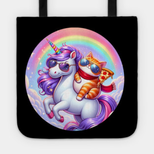 Cute Pizza Unicorn Lover, Love Eating Pizza Tote