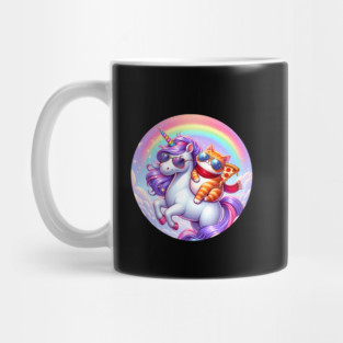 Cute Pizza Unicorn Lover, Love Eating Pizza Mug