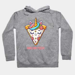 Cute Pizza Unicorn Lover, Love Eating Pizza Hoodie