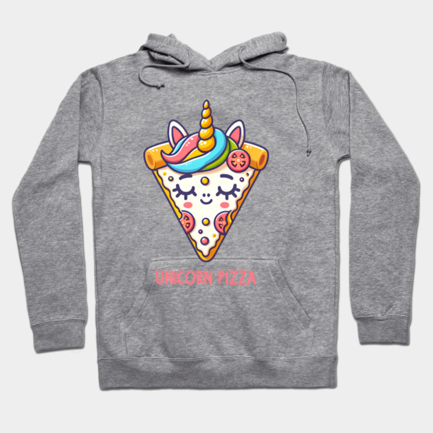 Cute Pizza Unicorn Lover, Love Eating Pizza Hoodie by logiamerch