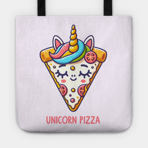 Cute Pizza Unicorn Lover, Love Eating Pizza Tote by logiamerch