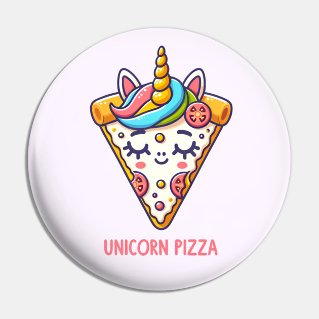 Cute Pizza Unicorn Lover, Love Eating Pizza Pin by logiamerch