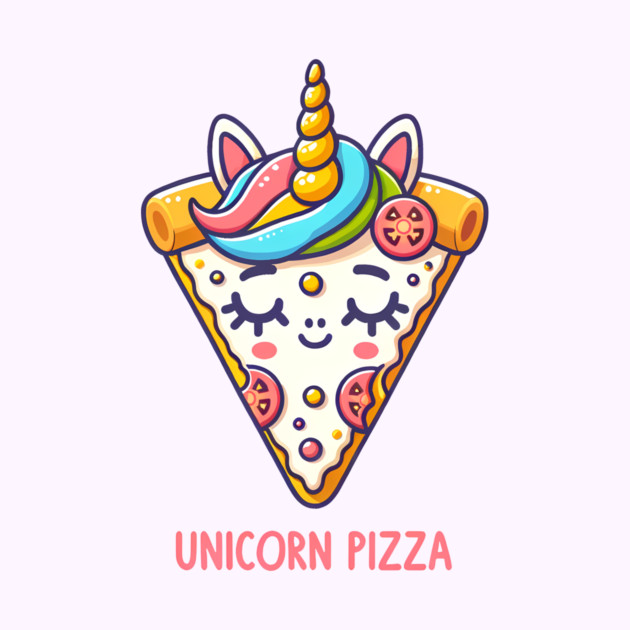 Cute Pizza Unicorn Lover, Love Eating Pizza by logiamerch