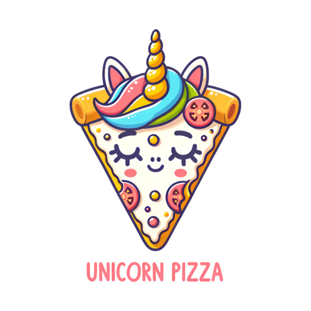Cute Pizza Unicorn Lover, Love Eating Pizza by logiamerch