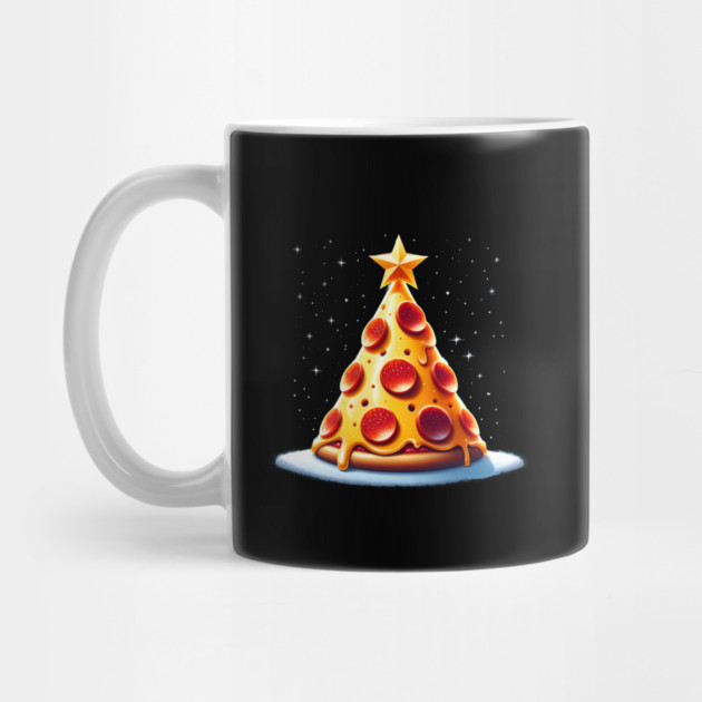 Pizza Xmas Tree, Christmas Style Pizza Lover by logiamerch
