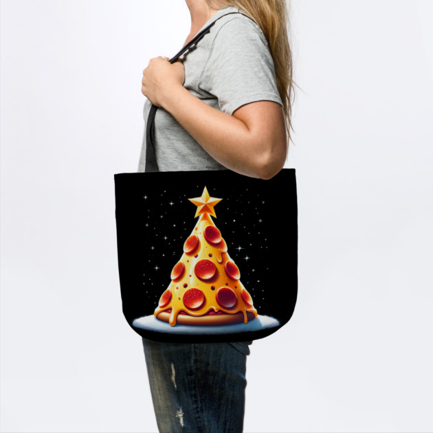 Pizza Xmas Tree, Christmas Style Pizza Lover by logiamerch