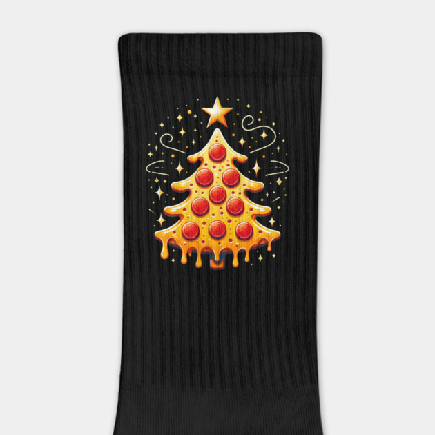 Pizza Xmas Tree, Christmas Style Pizza Lover by logiamerch