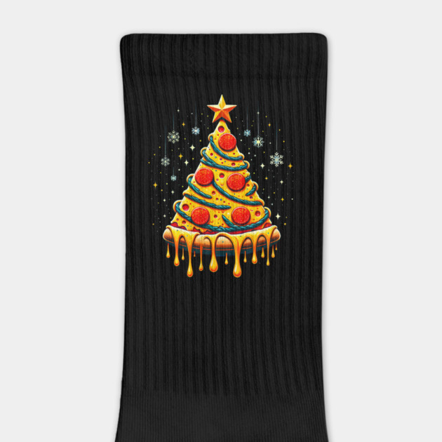 Pizza Xmas Tree, Christmas Style Pizza Lover by logiamerch