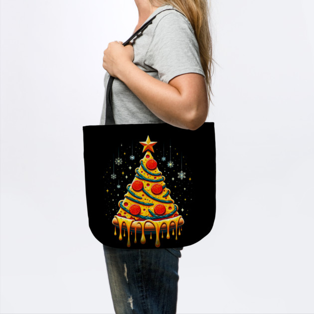 Pizza Xmas Tree, Christmas Style Pizza Lover by logiamerch