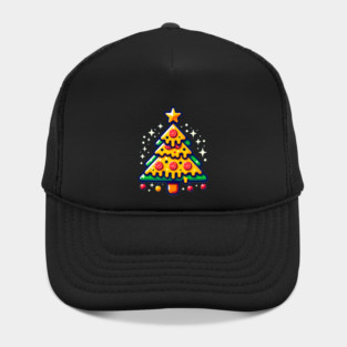 Pizza Xmas Tree, Christmas Style Pizza Lover Hat