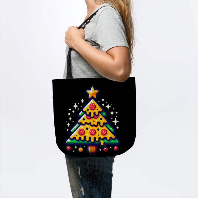 Pizza Xmas Tree, Christmas Style Pizza Lover by logiamerch