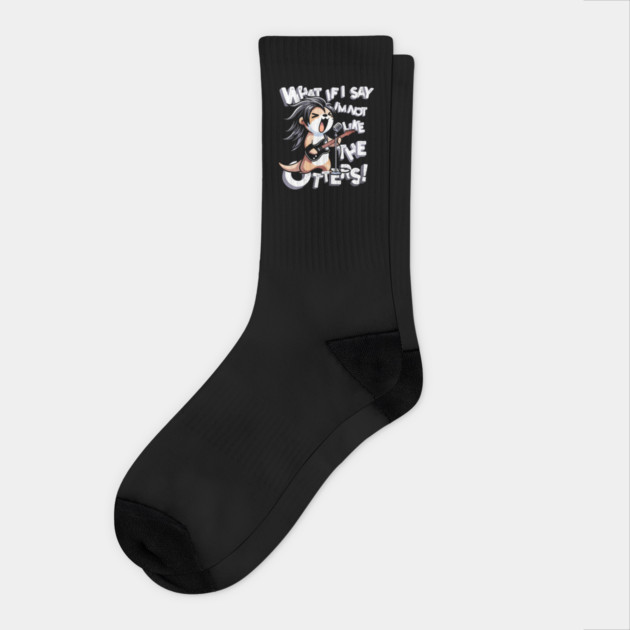 Not Like The Otters Socks by Designed By Marty