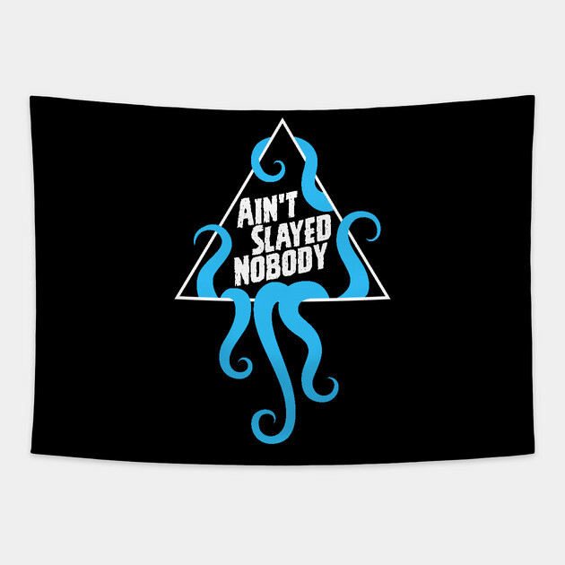 Ain't Slayed Nobody Flat Logo 2024 Tapestry by Ain't Slayed Nobody