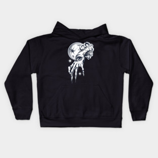 Moonlight Stare Kids Hoodie