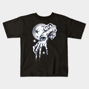 Moonlight Stare Kids T-Shirt