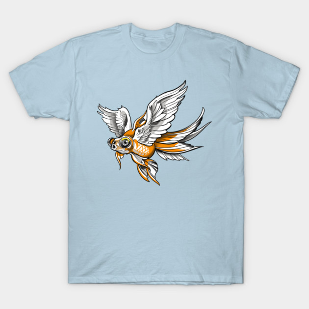 Goldfish Dream 2 T-Shirt by Besttattoogil