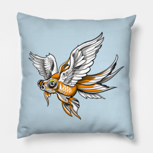 Goldfish Dream 2 Pillow