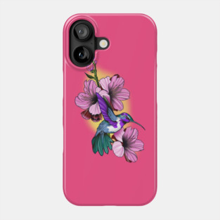 Hummingbird Blossom Phone Case