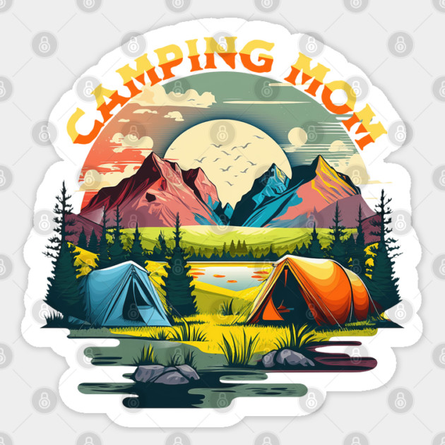Camping Mom Sticker by HolidayBug