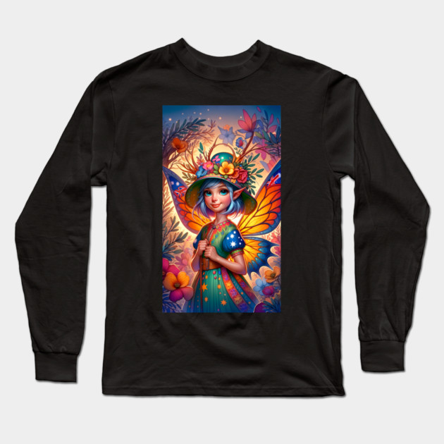 Aussie Fairy Long Sleeve T-Shirt by HolidayBug